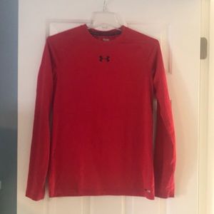 Boys long sleeve under armour heat gear tee